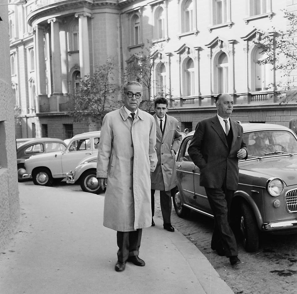 Иво Андриќ, пред прогласувањето за добитник на Нобеловата награда за литература - 1961. Белград