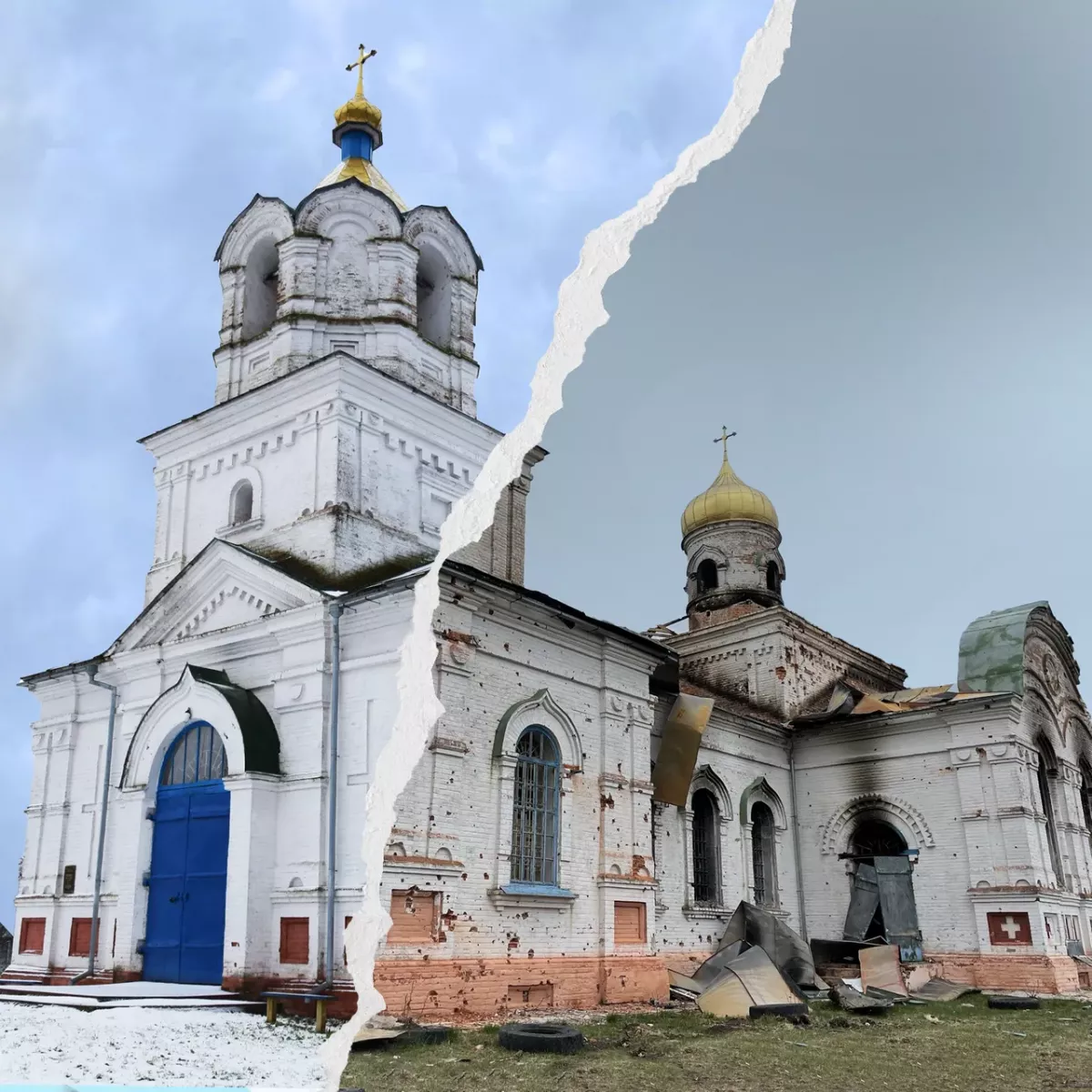 Црква во Лукашивка, во регионот Черњихив