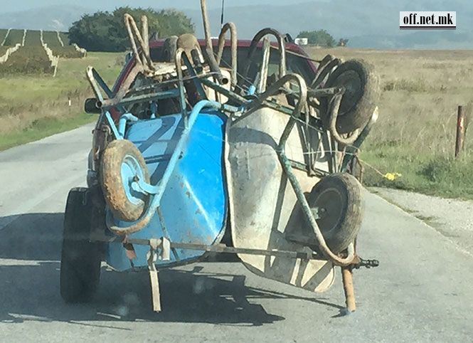 Сликано на патот Велес - Штип