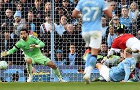 Победничкиот гол на Халанд од друг агол