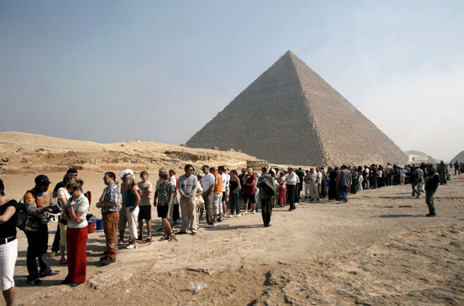 Пирамидите во Гиза, реалност