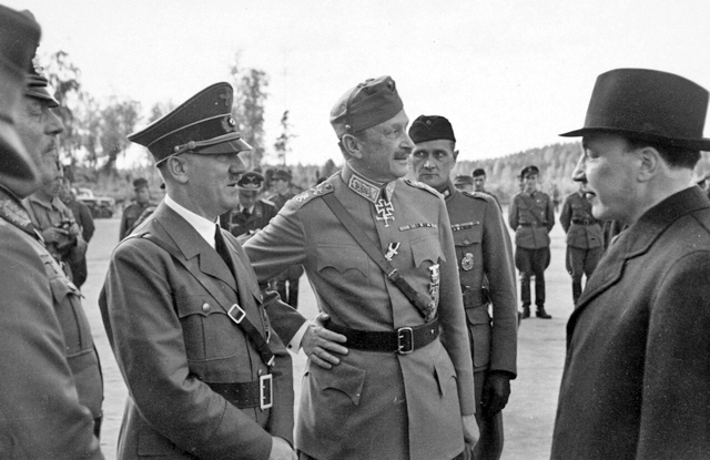 Адолф Хитлер и финскиот претседател Ристо Рути